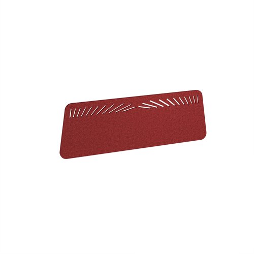 Domino Acoustic Desktop Screen 1200w - Pure Red