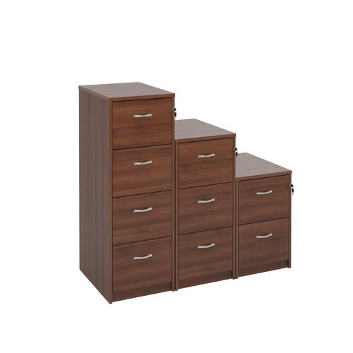 Wooden 3 Drawer Filing Cabinet With, Walnut Filing Cabinet 3 Drawer