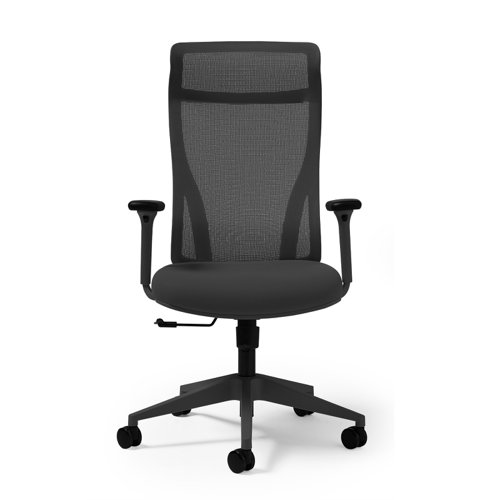 Dione high back black mesh task chair