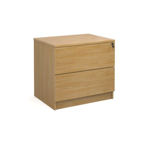 Executive 2 Drawer Side Filer 800x600mm Oak Finish DSF2O