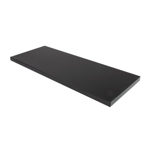 Extra shelf for steel storage cupboards and tambours - black