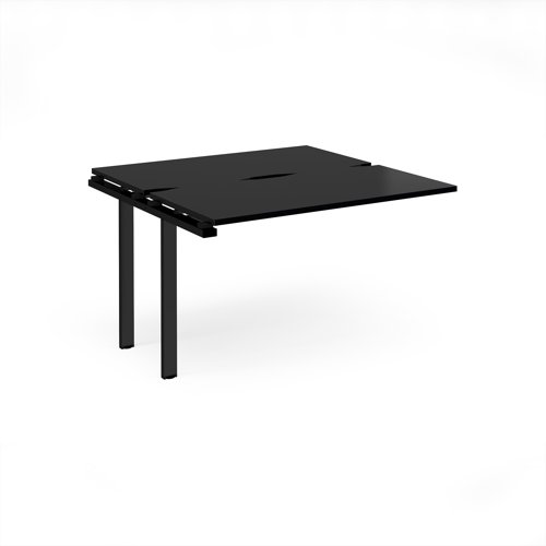 Adapt add on unit single 1200mm x 1200mm - black frame, black top
