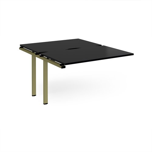 Adapt add on unit single 1200mm x 1600mm - green frame, black top