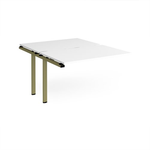 Adapt add on unit single 1200mm x 1600mm - green frame, white top