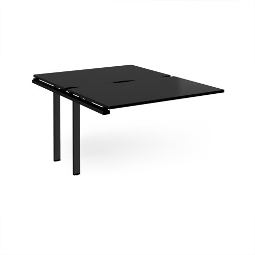 Adapt add on unit single 1200mm x 1600mm - black frame, black top
