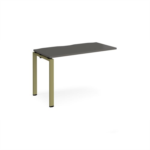 Adapt add on unit single 1200mm x 600mm - green frame, storm grey top