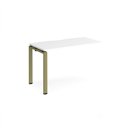 Adapt add on unit single 1200mm x 600mm - green frame, white top