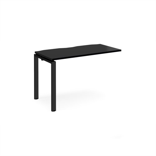 Adapt add on unit single 1200mm x 600mm - black frame, black top