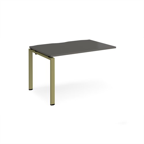 Adapt add on unit single 1200mm x 800mm - green frame, storm grey top