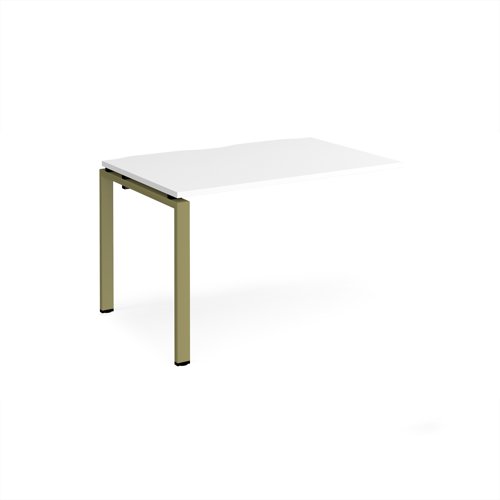 Adapt add on unit single 1200mm x 800mm - green frame, white top
