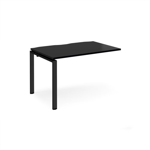 Adapt add on unit single 1200mm x 800mm - black frame, black top