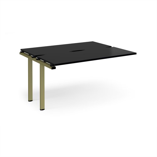 Adapt add on unit single 1400mm x 1200mm - green frame, black top