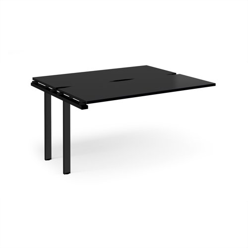 Adapt add on unit single 1400mm x 1200mm - black frame, black top