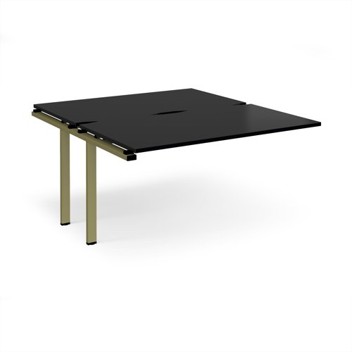Adapt add on unit single 1400mm x 1600mm - green frame, black top