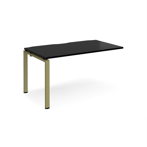 Adapt add on unit single 1400mm x 800mm - green frame, black top