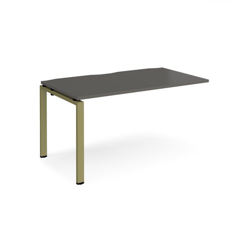 Adapt add on unit single 1400mm x 800mm - green frame, storm grey top