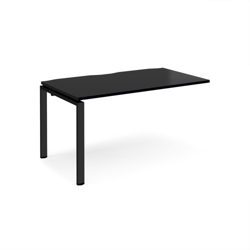 Adapt add on unit single 1400mm x 800mm - black frame, black top