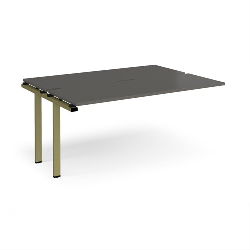 Adapt add on unit single 1600mm x 1200mm - green frame, storm grey top