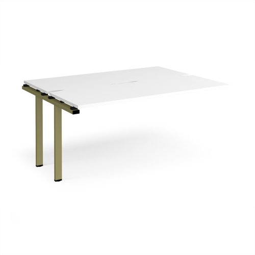 Adapt add on unit single 1600mm x 1200mm - green frame, white top