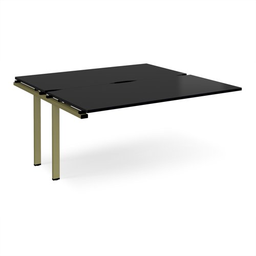Adapt add on unit single 1600mm x 1600mm - green frame, black top