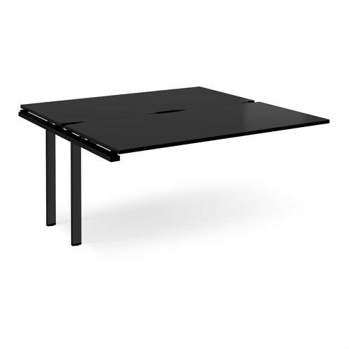 Adapt add on unit single 1600mm x 1600mm - black frame, black top