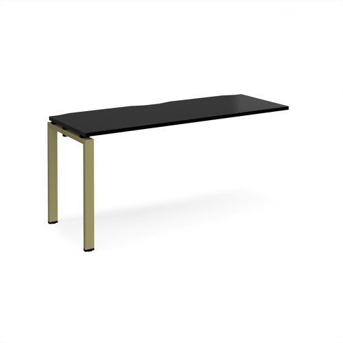 Adapt add on unit single 1600mm x 600mm - green frame, black top