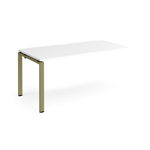Adapt add on unit single 1600mm x 800mm - green frame, white top