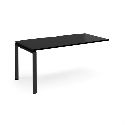 Adapt add on unit single 1600mm x 800mm - black frame, black top