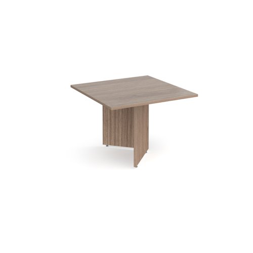 Arrow head leg square extension table 1000mm x 1000mm - Barcelona Walnut