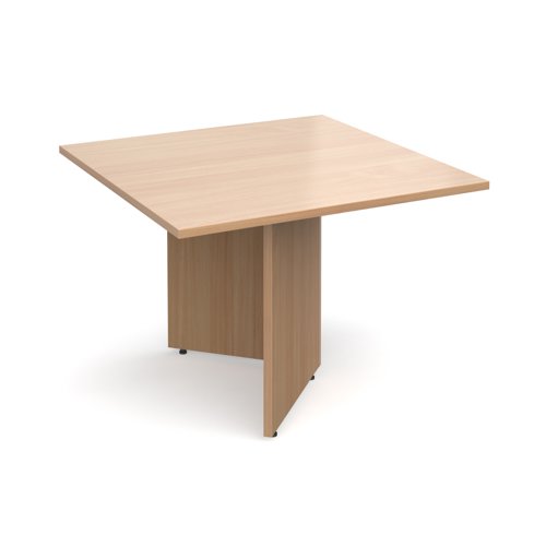 Arrow head leg square extension table