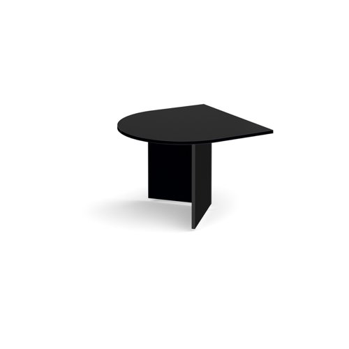 Arrow head leg radial extension table 1000mm x 1000mm - Black