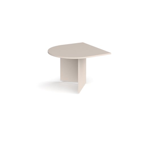 Arrow head leg radial extension table 1000mm x 1000mm - Light Grey