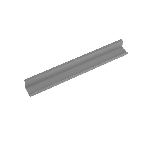 Single desk cable tray for Adapt and Fuze desks 1200mm - silver