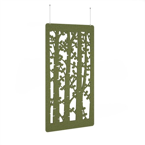 Ebony Hanging Panel 1200w - Reed Green