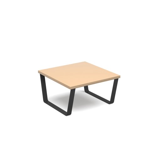 Encore² modular coffee table with black sled frame - kendal oak