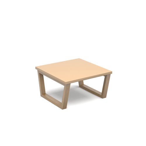 Encore² modular coffee table with wooden sled frame - kendal oak