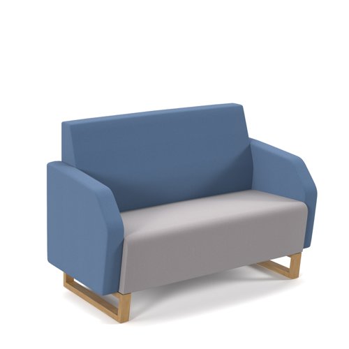 Encore² low back 2 seater sofa 1200mm wide with sled frame