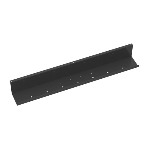 Elev8 upper cable channel 800mm wide for single desks - black Dams International