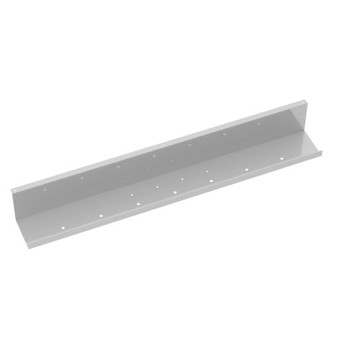 Elev8 upper cable channel 800mm wide for single desks - white