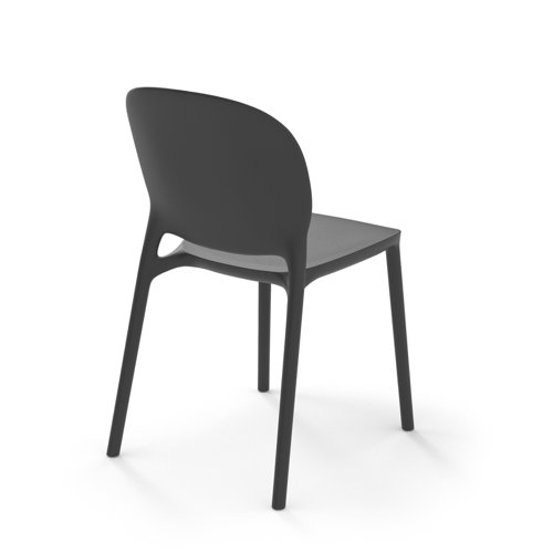 EVE100H-AN | The Everly range of multi-purpose chairs make it easy for people to pull up a chair and chat, or gather for a bite to eat in a casual dining area. Lightweight, comfortable and lasting, Everly is no ordinary plastic chair. Manufactured from 100% recycled and regenerated plastic from renewable sources, Everly chairs are also 100% recyclable at the end of their life cycle. The result is the strong, durable and sustainable plastic chair that you’ve been waiting for.