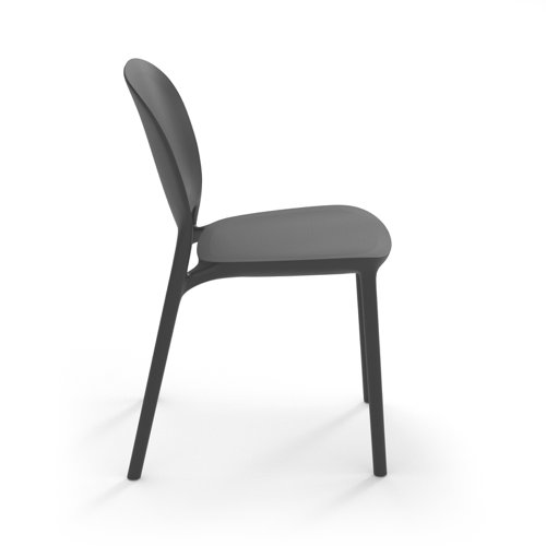 Everly multi-purpose chair with no arms (pack of 2) - anthracite grey EVE100H-AN Buy online at Office 5Star or contact us Tel 01594 810081 for assistance