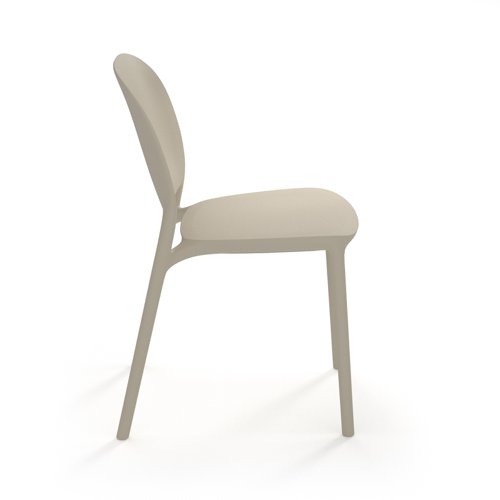 Everly multi-purpose chair with no arms (pack of 2) - dove grey | EVE100H-DG | Dams International