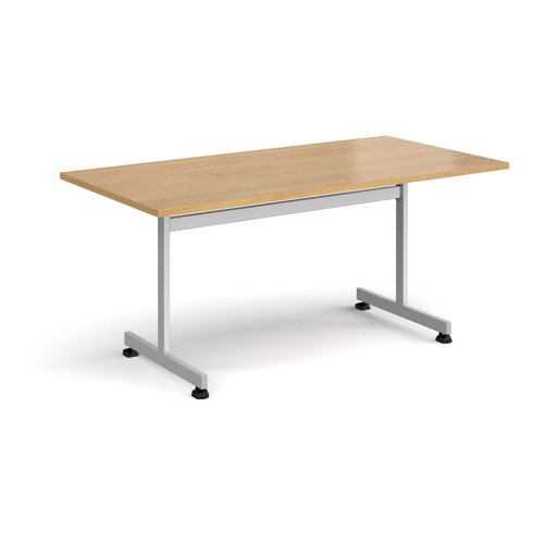 Rectangular fliptop meeting table