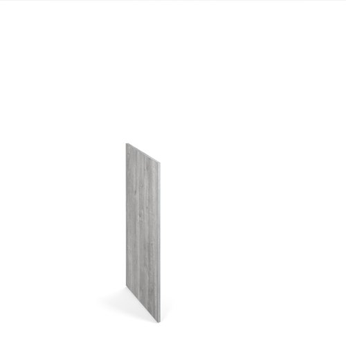 Flux single side finishing panel for 900mm high locker - grey oak