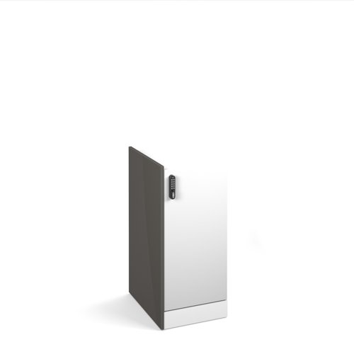 Flux single side finishing panel for 900mm high locker - onyx grey