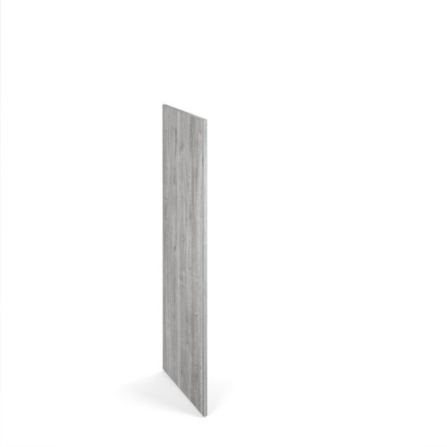 Flux single side finishing panel for 1300mm high locker - grey oak