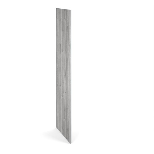 Flux single side finishing panel for 1700mm high locker - grey oak