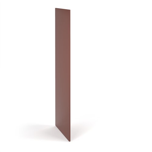 Flux single side finishing panel for 1700mm high locker - rusty red