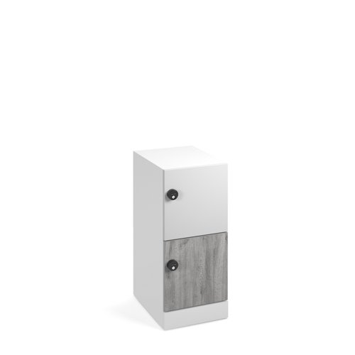 Flux 900mm high lockers with two doors - mechanical lock