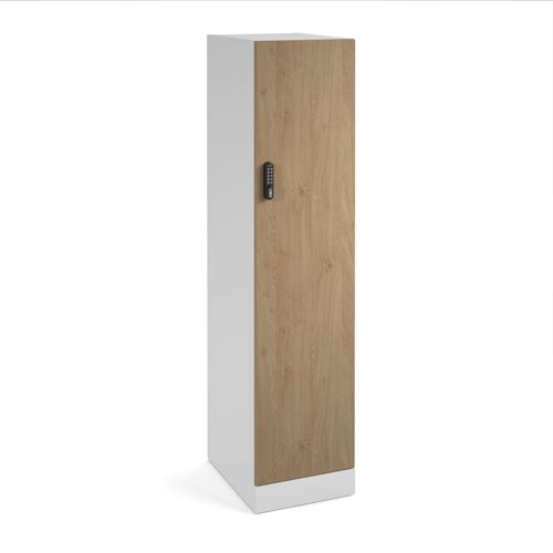 Flux 1700mm high lockers with one door - digital lock